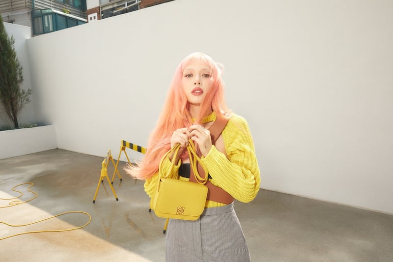 K-pop star HyunA is Loewe's latest global brand ambassador. Loewe