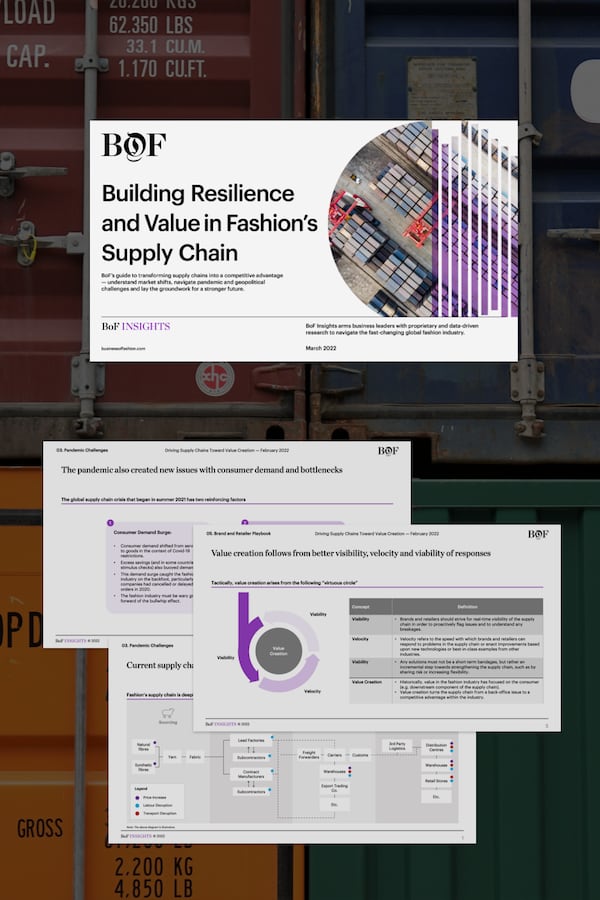 BoF Insights | Building Resilience and Value in Fashion’s Supply Chain