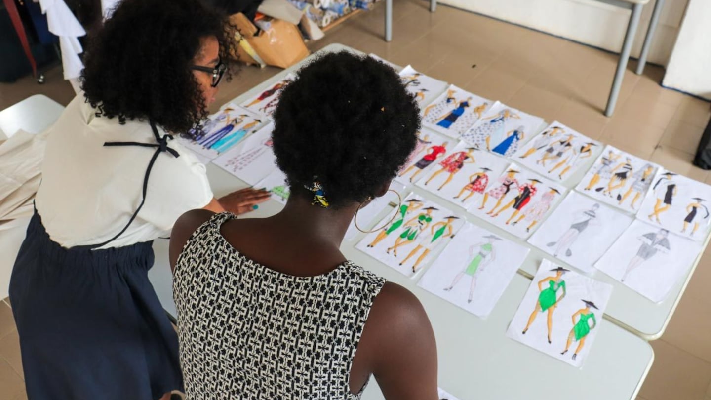 Michelle Francine Ngonmo, founder of  Italy-based nonprofit the Afro Fashion Association, is a visiting professor at multiple fashion schools including Milano Fashion Institute.