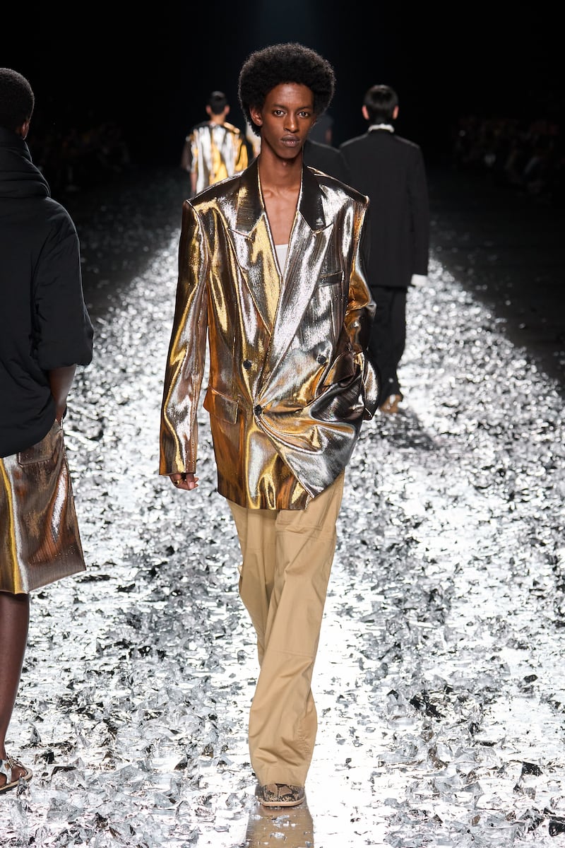 Dries Van Noten Spring/Summer 2025 Menswear look 68.