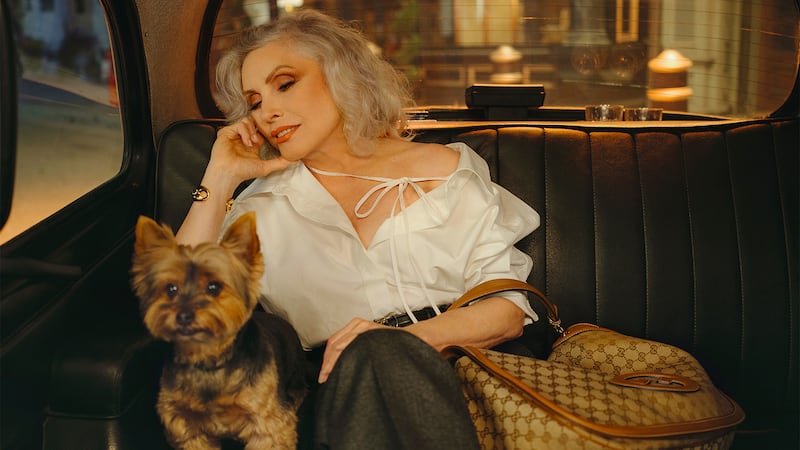 Gucci released a campaign shot by Nan Goldin featuring Blondie front-woman Debbie Harry.