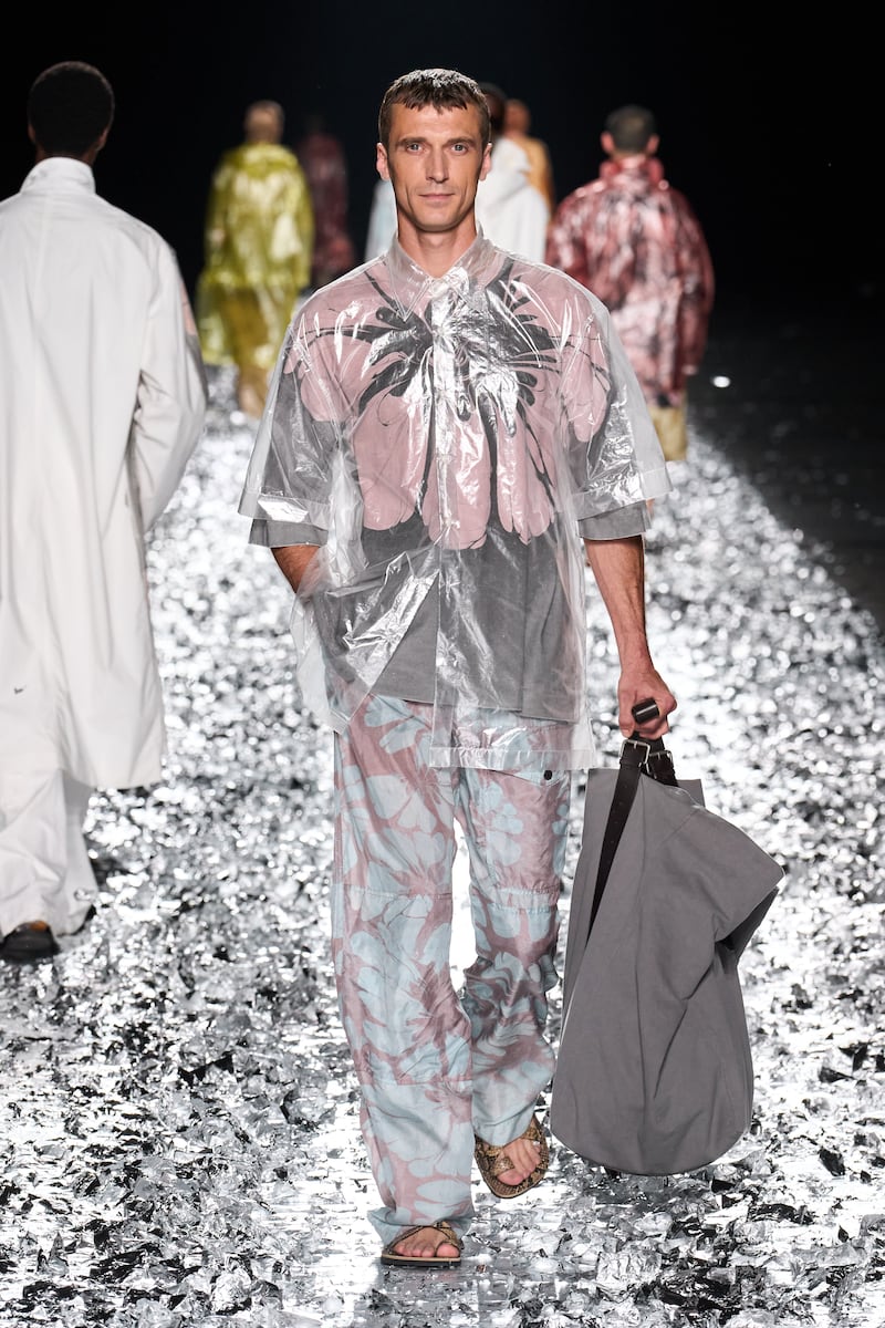 Dries Van Noten Spring/Summer 2025 Menswear look 48.